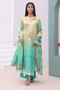 Zellbury | Unstitched 3 Piece Cambric | Shirt Shalwar Dupatta - 0043 - House Of Zarish