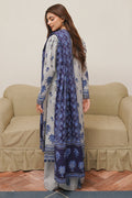 Zellbury | Unstitched 3 Piece Cambric | Shirt Shalwar Dupatta - 0056 - House Of Zarish