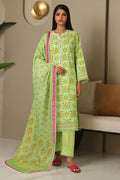 Zellbury | Unstitched 3 Piece Cambric | Shirt Shalwar Dupatta - 0115 - House Of Zarish