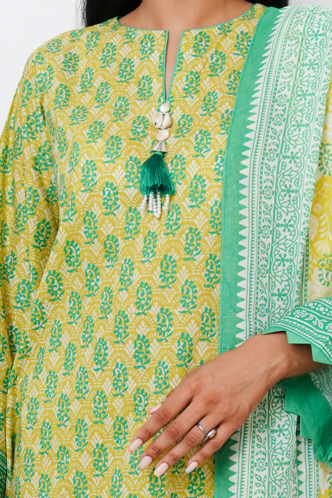 Zellbury | Unstitched 3 Piece Cambric | Shirt Shalwar Dupatta - 0117 - House Of Zarish