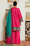 Zellbury | Unstitched 3 Piece Cambric | Shirt Shalwar Dupatta - 0123 - House Of Zarish