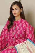 Zellbury | Unstitched 3 Piece Cambric | Shirt Shalwar Dupatta - 0129 - House Of Zarish