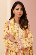 Zellbury | Unstitched 3 Piece Cambric | Shirt Shalwar Dupatta - 0627 - House Of Zarish