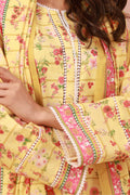 Zellbury | Unstitched 3 Piece Cambric | Shirt Shalwar Dupatta - 0627 - House Of Zarish