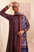 Zellbury | Unstitched 3 Piece Cambric | Shirt Shalwar Dupatta - 0632 - House Of Zarish