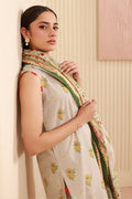 Zellbury | Unstitched 3 Piece Cambric | Shirt Shalwar Dupatta - 0633 - Libasekhas