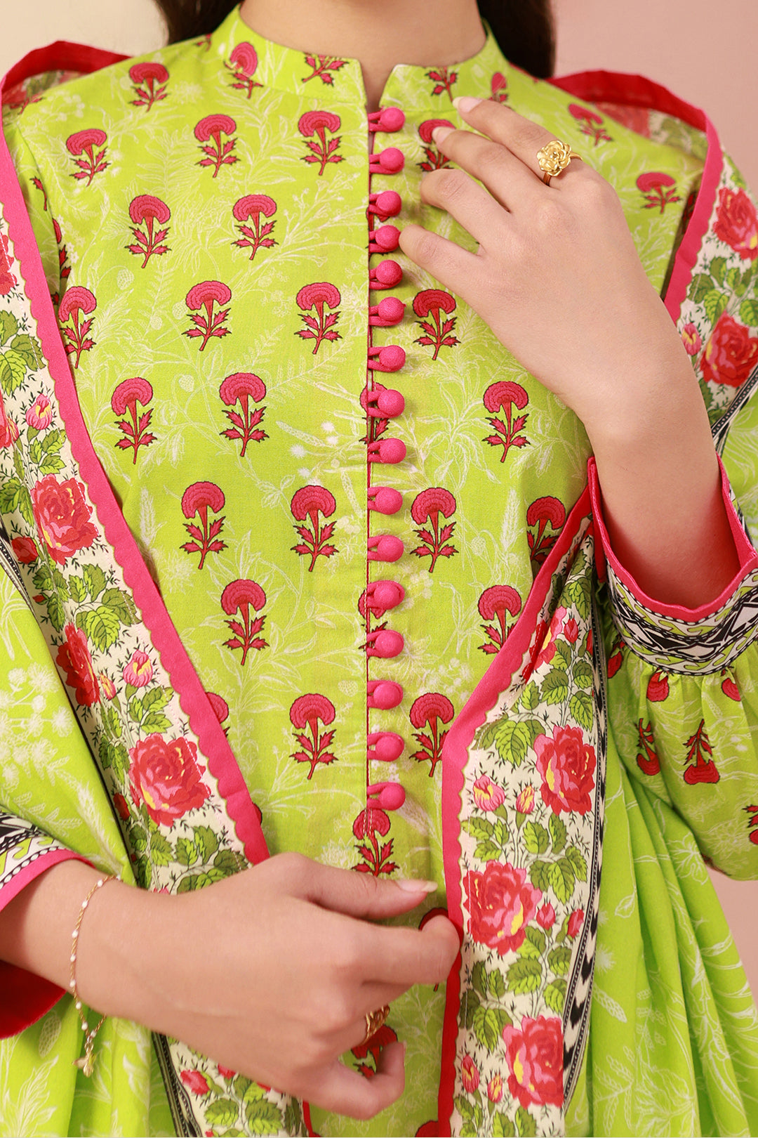 Zellbury | Unstitched 3 Piece Cambric | Shirt Shalwar Dupatta - 0634 - House Of Zarish