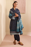 Zellbury | Unstitched 3 Piece Cambric | Shirt Shalwar Dupatta - 0642 - House Of Zarish