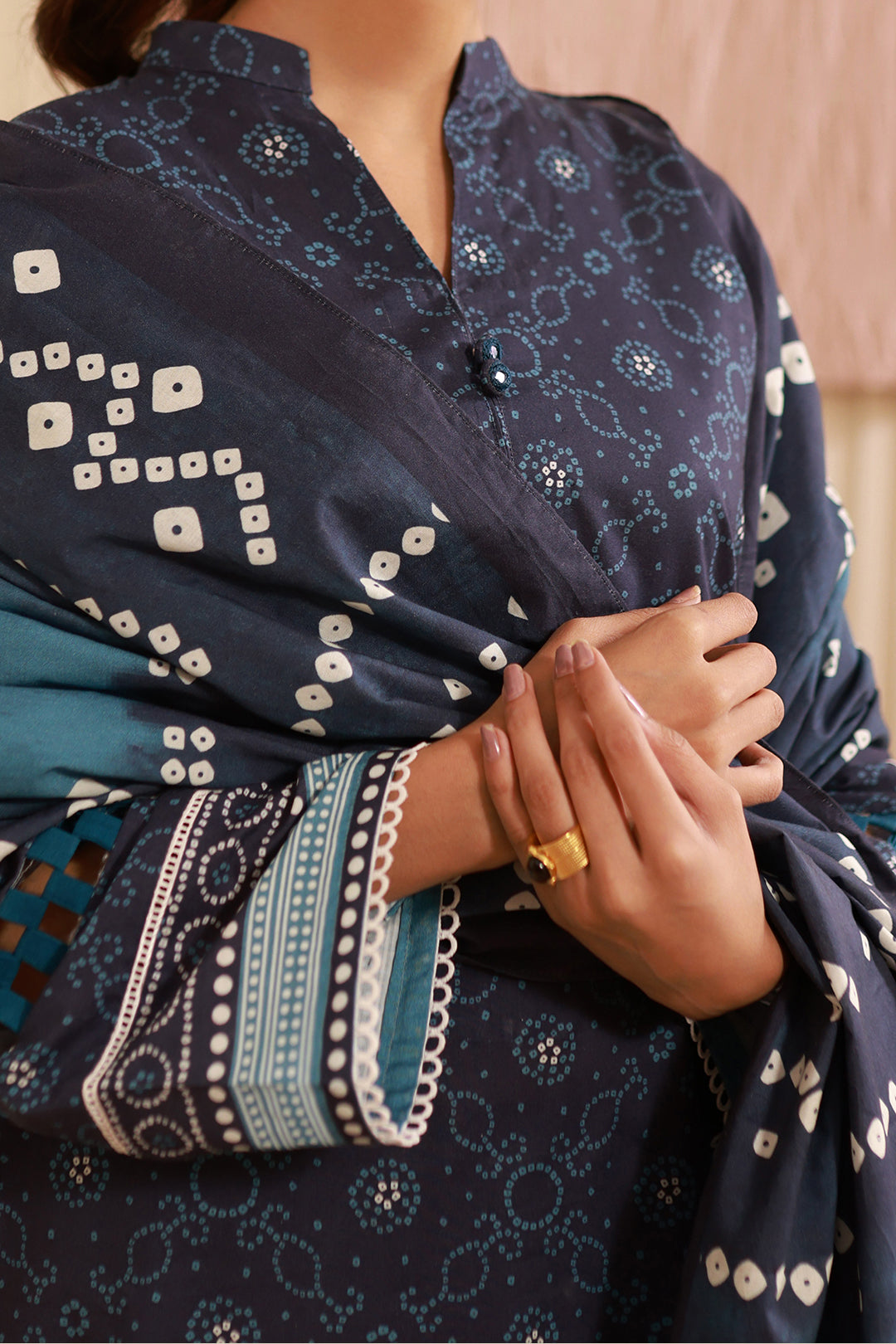 Zellbury | Unstitched 3 Piece Cambric | Shirt Shalwar Dupatta - 0642 - House Of Zarish