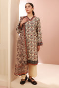 Zellbury | Unstitched 3 Piece Cambric | Shirt Shalwar Dupatta - 0658 - House Of Zarish