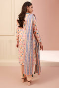 Zellbury | Unstitched 3 Piece Cambric | Shirt Shalwar Dupatta - 0664 - House Of Zarish