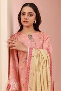 Zellbury | Unstitched 3 Piece Cambric | Shirt Shalwar Dupatta - 0665 - House Of Zarish
