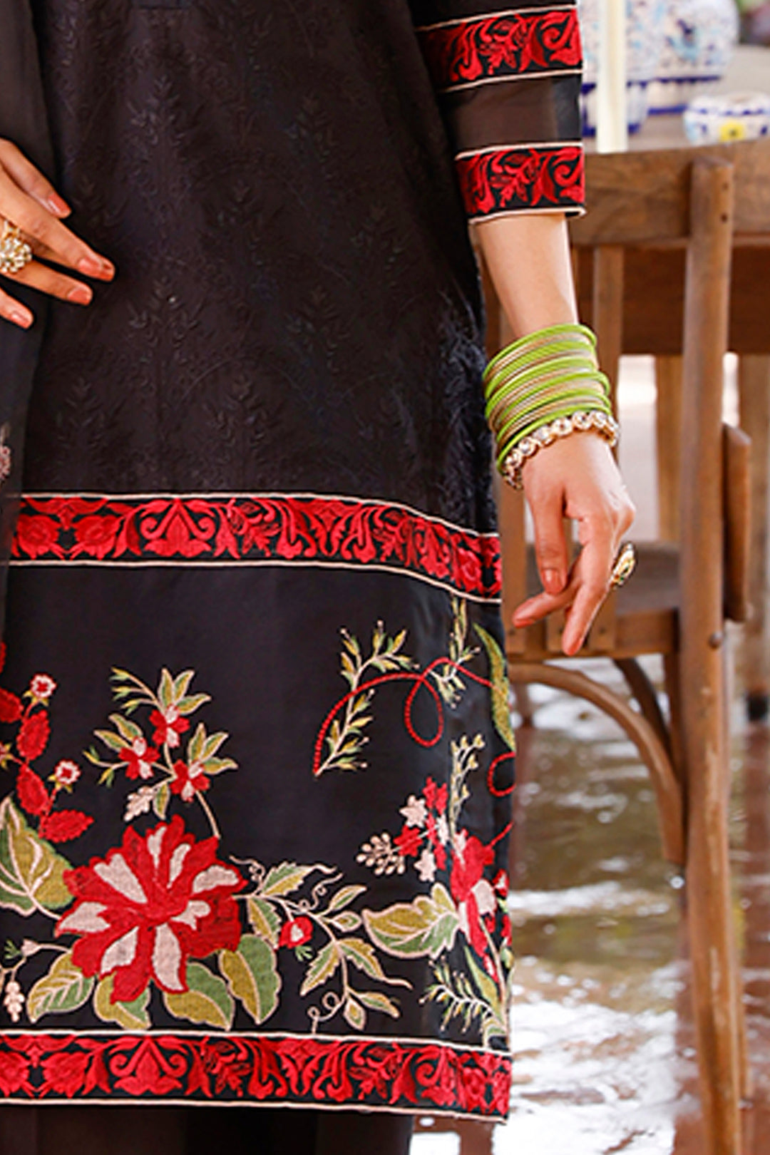 Zellbury | Unstitched 3 Piece Cambric | Embroidered Shirt Shalwar Dupatta - 0283 - House Of Zarish