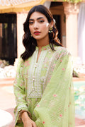 Zellbury | Unstitched 3 Piece Cotton | Embroidered Shirt Shalwar Dupatta - 0290 - House Of Zarish