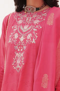 Zellbury | Unstitched 3 Piece Lawn | Embroidered Shirt Shalwar Dupatta - 0351 - House Of Zarish