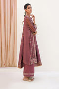 Zellbury | Unstitched 3 Piece Khaddi | Embroidered Shirt Shalwar Dupatta - 0356 - Libasekhas