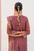 Zellbury | Unstitched 3 Piece Khaddi | Embroidered Shirt Shalwar Dupatta - 0356 - Libasekhas