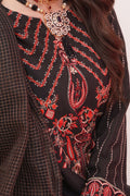 Zellbury | Unstitched 3 Piece Raw Silk | Embroidered Shirt Shalwar Dupatta - 0357 - Libasekhas