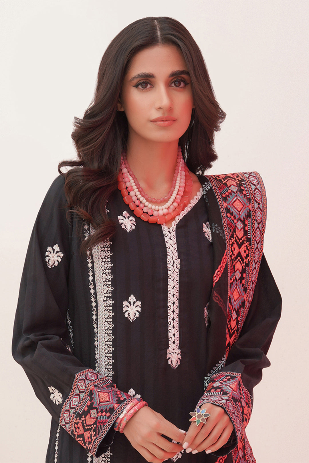 Zellbury | Unstitched 3 Piece Lawn | Embroidered Shirt Shalwar Dupatta - 0360 - Libasekhas