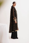 Zellbury | Unstitched 3 Piece Chiffon | Embroidered Shirt Shalwar Dupatta - 0293 - House Of Zarish