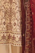 Zellbury | Unstitched 3 Piece Dobby | Embroidered Shirt Shalwar Dupatta - 0301 - House Of Zarish