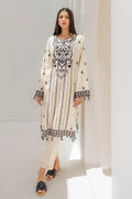 Zellbury | Unstitched 2 Piece Jacquard | Embroidered Shirt Shalwar - 0657 - House Of Zarish