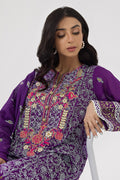 Zellbury | Unstitched 3 Piece Lawn | Embroidered Shirt Shalwar Dupatta - 0196 - House Of Zarish