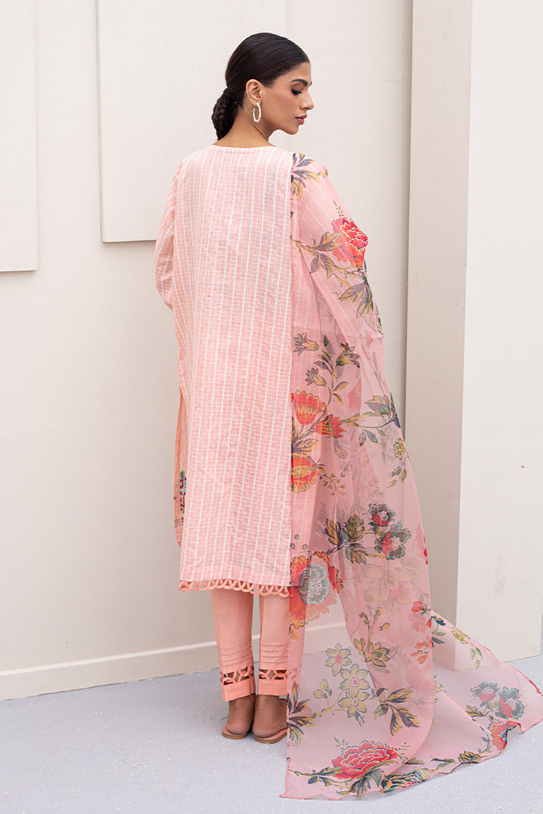 Zellbury | Unstitched 3 Piece Jacquard | Embroidered Shirt Shalwar Dupatta - 0286 - House Of Zarish
