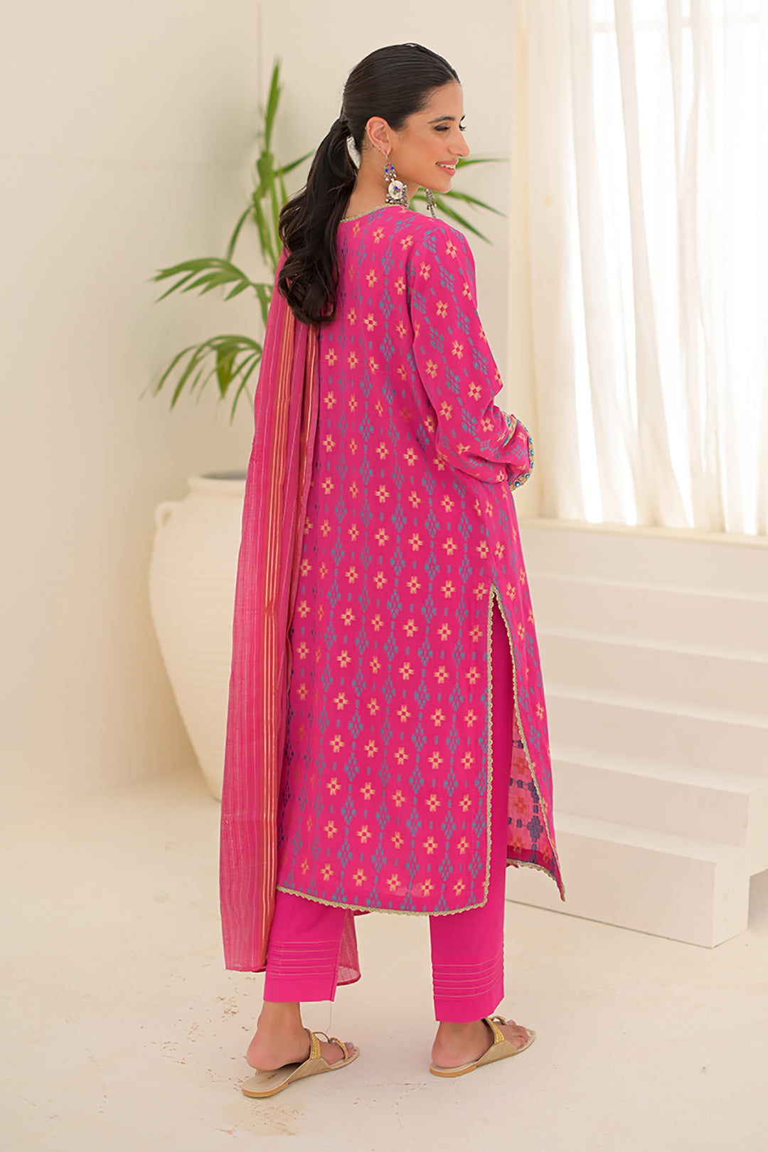 Zellbury | Unstitched 3 Piece Jacquard | Embroidered Shirt Shalwar Dupatta - 0289 - House Of Zarish