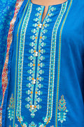 Zellbury | Unstitched 3 Piece Jacquard | Embroidered Shirt Shalwar Dupatta - 0435 - House Of Zarish