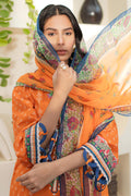 Zellbury | Unstitched 2 Piece Lawn | Embroidered Shirt Dupatta - 1661 - House Of Zarish