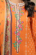 Zellbury | Unstitched 2 Piece Lawn | Embroidered Shirt Dupatta - 1661 - House Of Zarish