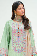 Zellbury | Unstitched 2 Piece Lawn | Embroidered Shirt Dupatta - 1715 - House Of Zarish