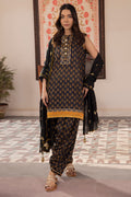 Zellbury | Unstitched 3 Piece Lawn | Embroidered Shirt Shalwar Dupatta - 1107 - Libasekhas