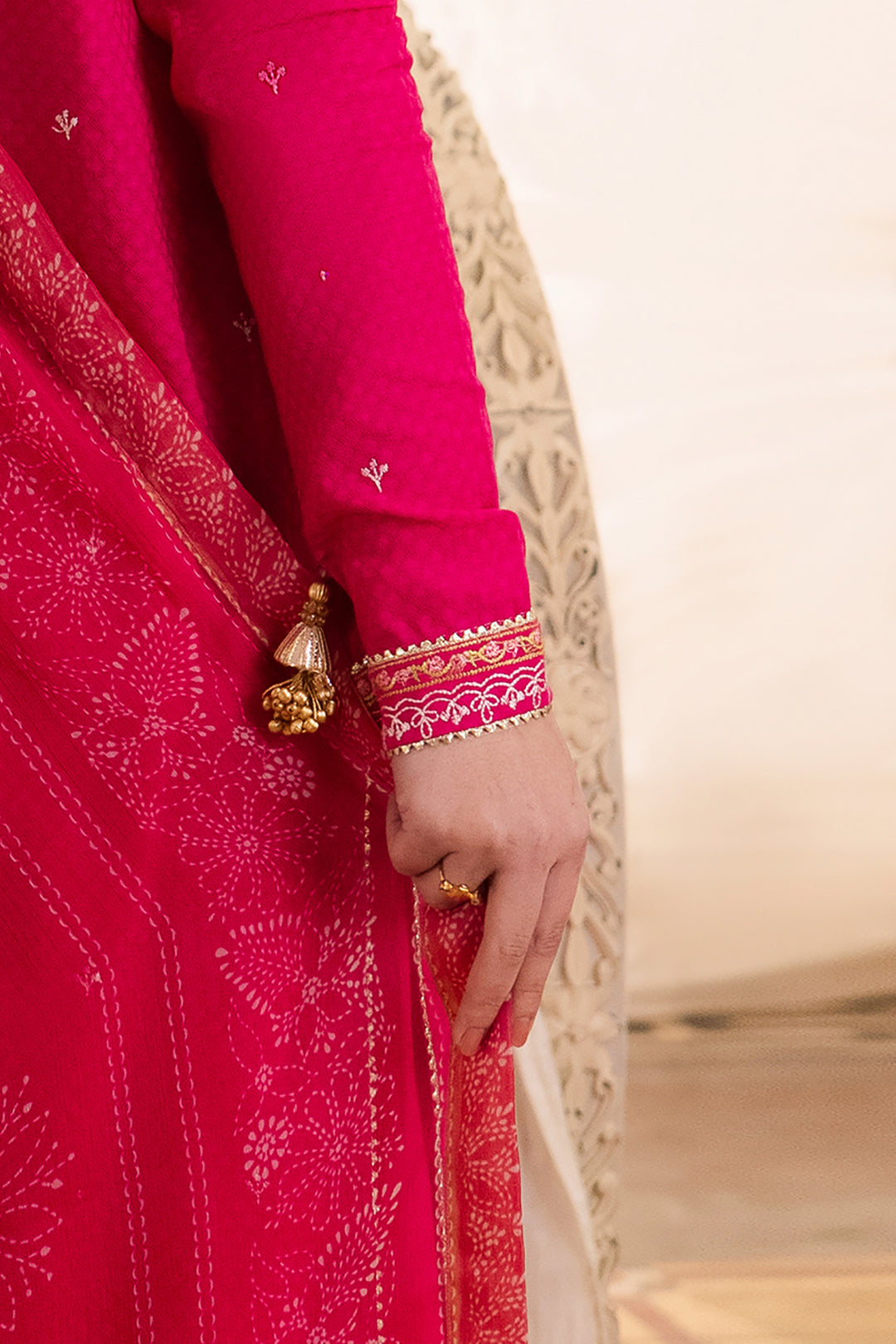 Zellbury | Unstitched 3 Piece Jacquard | Embroidered Shirt Shalwar Dupatta - 1118 - House Of Zarish
