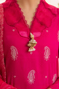 Zellbury | Unstitched 3 Piece Jacquard | Embroidered Shirt Shalwar Dupatta - 1118 - House Of Zarish