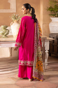 Zellbury | Unstitched 3 Piece Magenta | Embroidered Shirt Shalwar Dupatta - 1145 - House Of Zarish