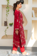 Zellbury | Unstitched 3 Piece Lawn | Embroidered Shirt Shalwar Dupatta - 1262 - House Of Zarish