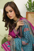 Zellbury | Unstitched 3 Piece Cambric | Embroidered Shirt Shalwar Dupatta - 1269 - House Of Zarish