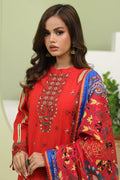 Zellbury | Unstitched 3 Piece Lawn | Embroidered Shirt Shalwar Dupatta - 1271 - House Of Zarish