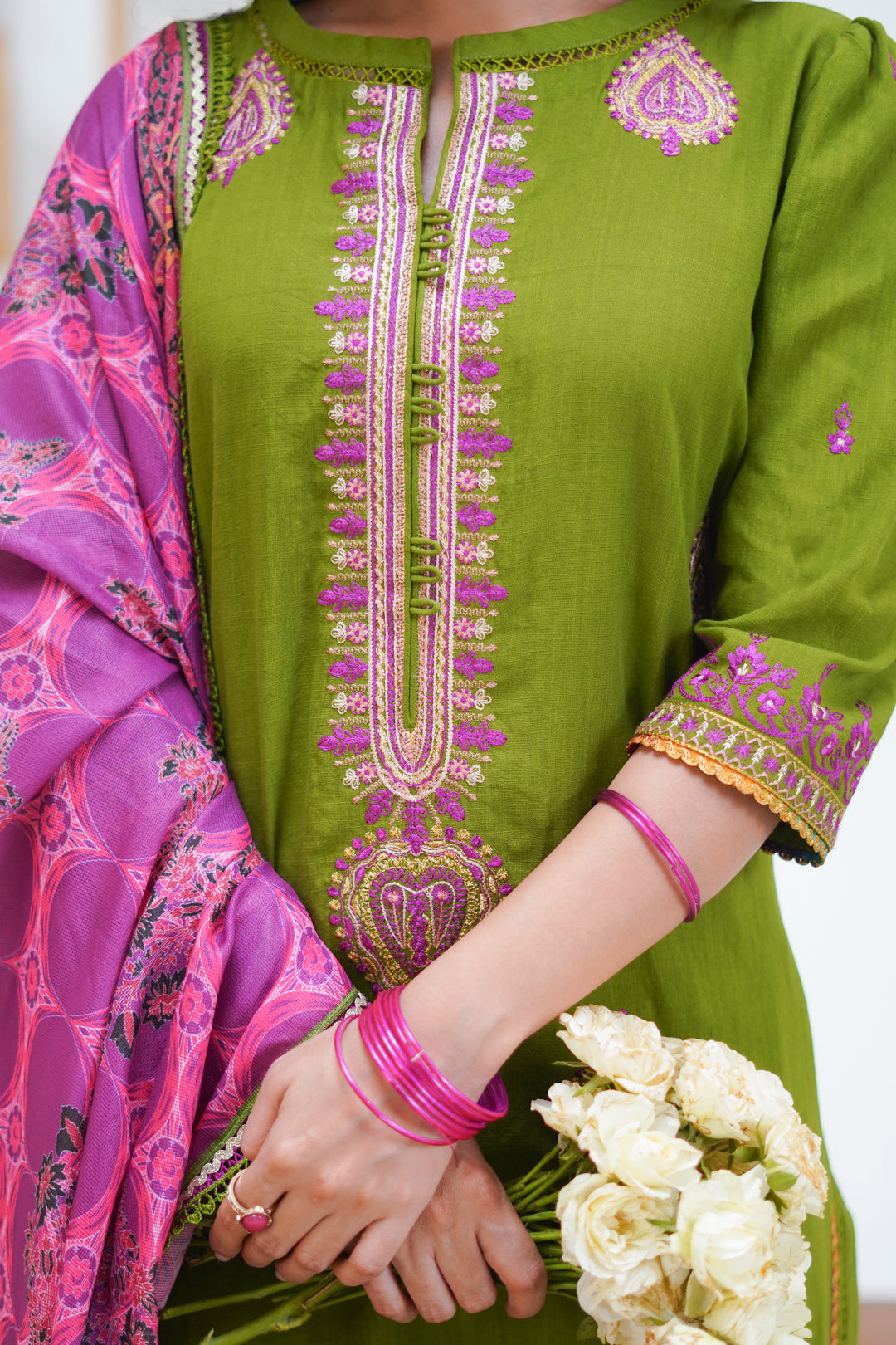Zellbury | Unstitched 3 Piece Lawn | Embroidered Shirt Shalwar Dupatta - 1273 - House Of Zarish
