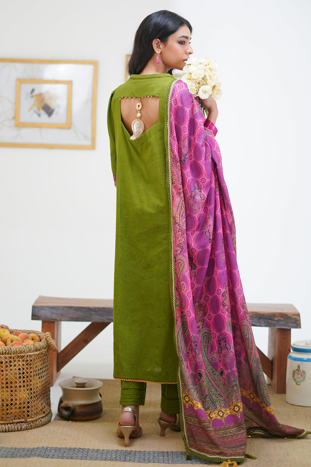 Zellbury | Unstitched 3 Piece Lawn | Embroidered Shirt Shalwar Dupatta - 1273 - House Of Zarish