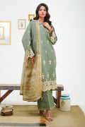 Zellbury | Unstitched 3 Piece Cambric | Embroidered Shirt Shalwar Dupatta - 1284 - Libasekhas
