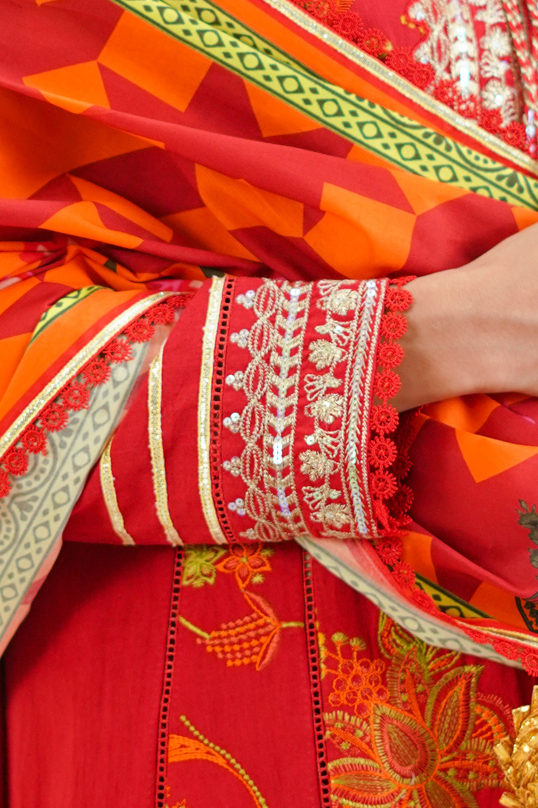 Zellbury | Unstitched 3 Piece Lawn | Embroidered Shirt Shalwar Dupatta - 1295 - House Of Zarish