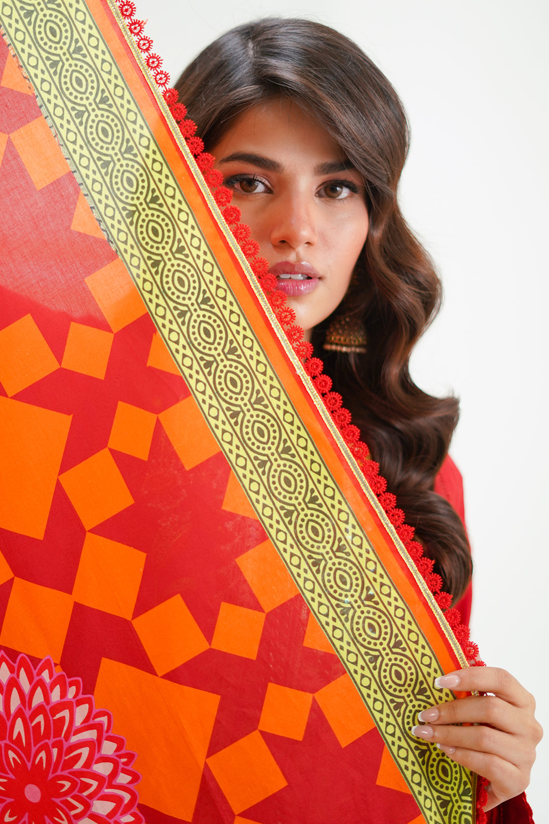 Zellbury | Unstitched 3 Piece Lawn | Embroidered Shirt Shalwar Dupatta - 1295 - House Of Zarish