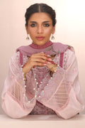 Zellbury | Unstitched 3 Piece Cambric | Embroidered Shirt Shalwar Dupatta - 1543 - House Of Zarish