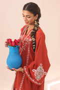 Zellbury | Unstitched 3 Piece Cambric | Embroidered Shirt Shalwar Dupatta - 1544 - House Of Zarish