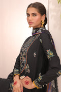 Zellbury | Unstitched 3 Piece Cambric | Embroidered Shirt Shalwar Dupatta - 1547 - House Of Zarish