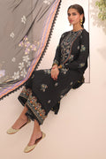 Zellbury | Unstitched 3 Piece Cambric | Embroidered Shirt Shalwar Dupatta - 1547 - House Of Zarish