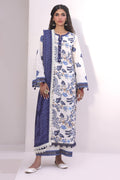 Zellbury | Unstitched 3 Piece Cambric | Embroidered Shirt Shalwar Dupatta - 1554 - House Of Zarish